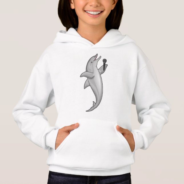Camiseta Microfone Dolphin Singer (Frente)