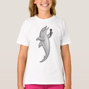 Camiseta Microfone Dolphin Singer