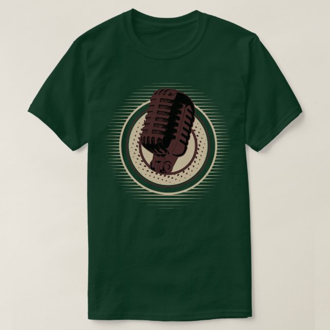 Camiseta Microfone Hiphop V15 (Frente do Design)