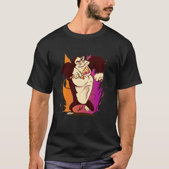 Camiseta microfone musical caraoke vocal (Frente)