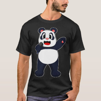 Camiseta Microfone Panda Singer