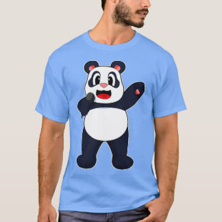 Camiseta Microfone Panda Singer