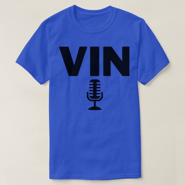 Camiseta Microfone Vin Scully 15 (Frente do Design)