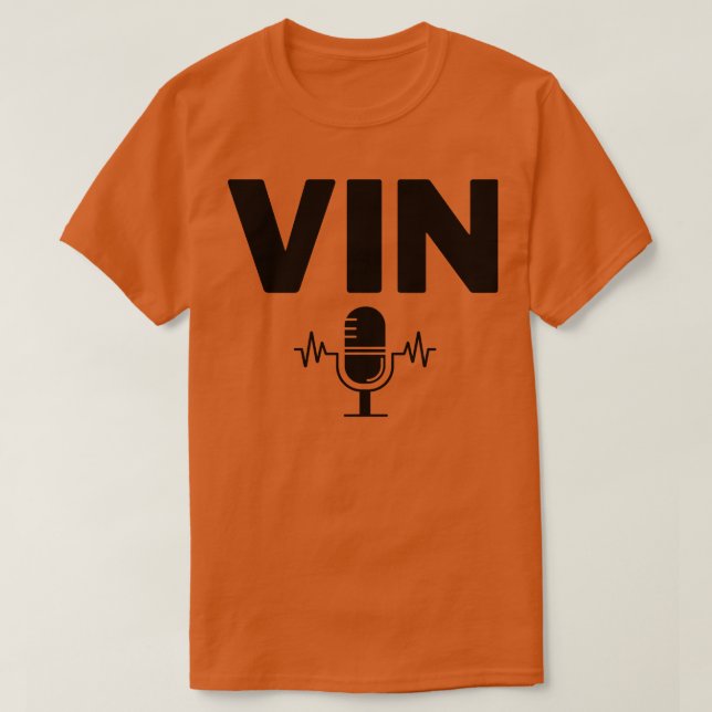 Camiseta Microfone Vin Scully 17 (Frente do Design)