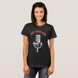 Camiseta Microfone Vintage