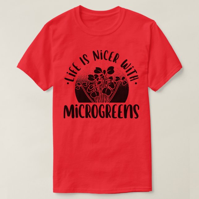 Camiseta Microgreens Gardening 1 (Frente do Design)