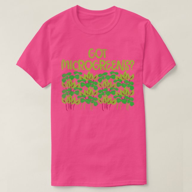 Camiseta Microgreens Gardening 2 (Frente do Design)