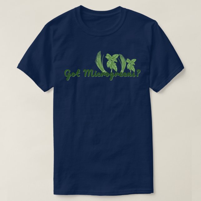 Camiseta Microgreens Gardening 4 (Frente do Design)