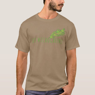 Camiseta Microgreens Growing Design para um Agricultor Urba