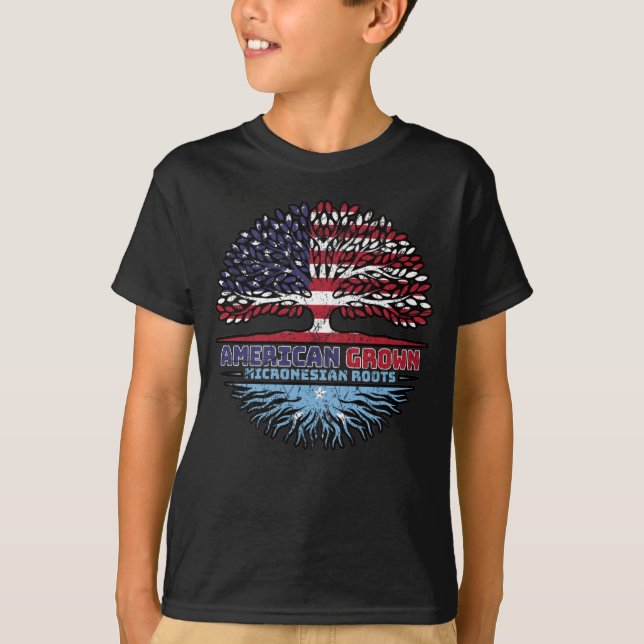 Camiseta Micronésia Micronésia EUA EUA EUA (Frente)