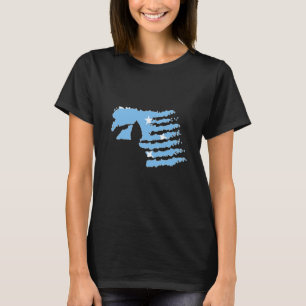 Camiseta Micronésia Soldado Saudação Veterano Patriota