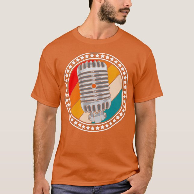 Camiseta Microphone Broadcasting Video Producer (Frente)
