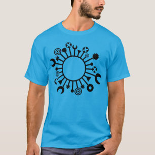 Camiseta microrganismo - Preto