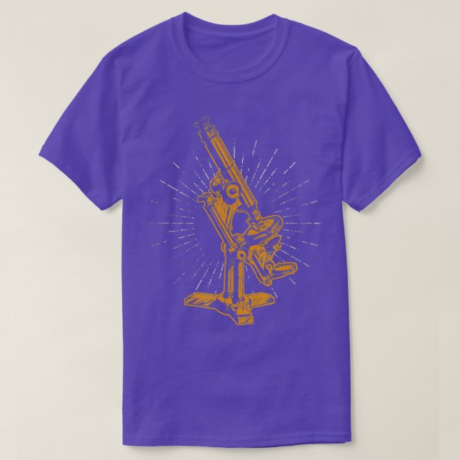 Camiseta Microscópio Microscopia Oferta de Ciências Biológi (Frente do Design)