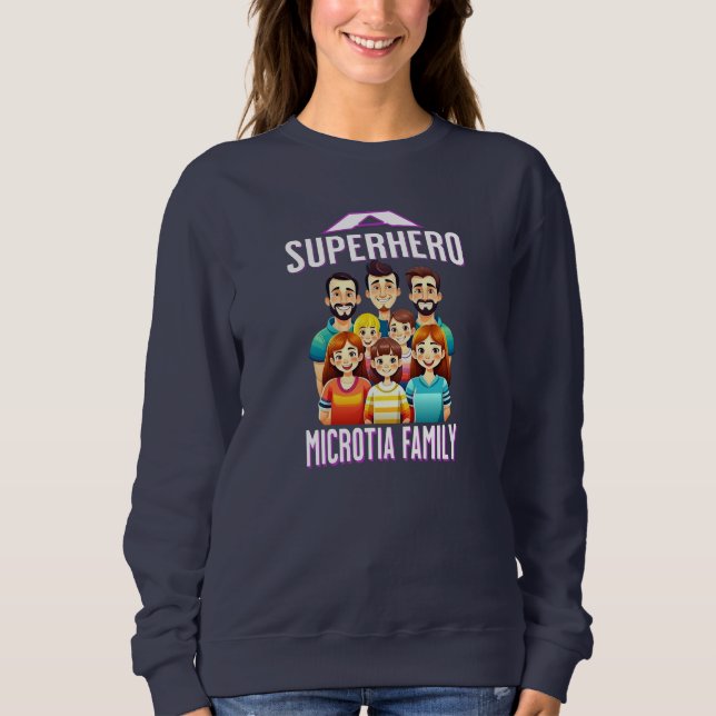 Camiseta Microtia super-herói (Frente)