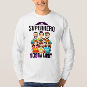Camiseta Microtia super-herói