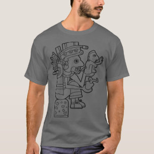 Camiseta Mictlantecuhtli Deus Da Morte Asteca Deus Mayan In