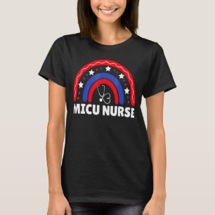Camiseta Micu Nurse Medical Intense Care Unit Usa Patriot