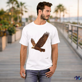 Camiseta Mid Century Eagle | Retro Vintage Flying Bird Art