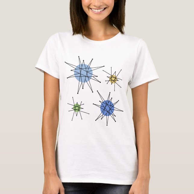 Camiseta Mid Century Franciscan Starburst 1 (Frente)