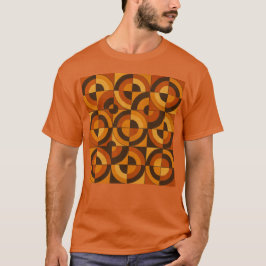 Camiseta Mid Century Modern Geometric Abstract Pattern