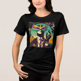Camiseta Mid Century Retro 60s Mardi Gras The Smoking Man