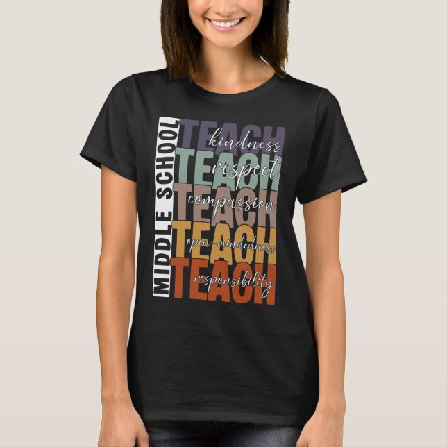 Camiseta Middle School Teach (Frente)