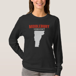 Camiseta Middlebury Vermont EUA Estado América Viagem Vermo