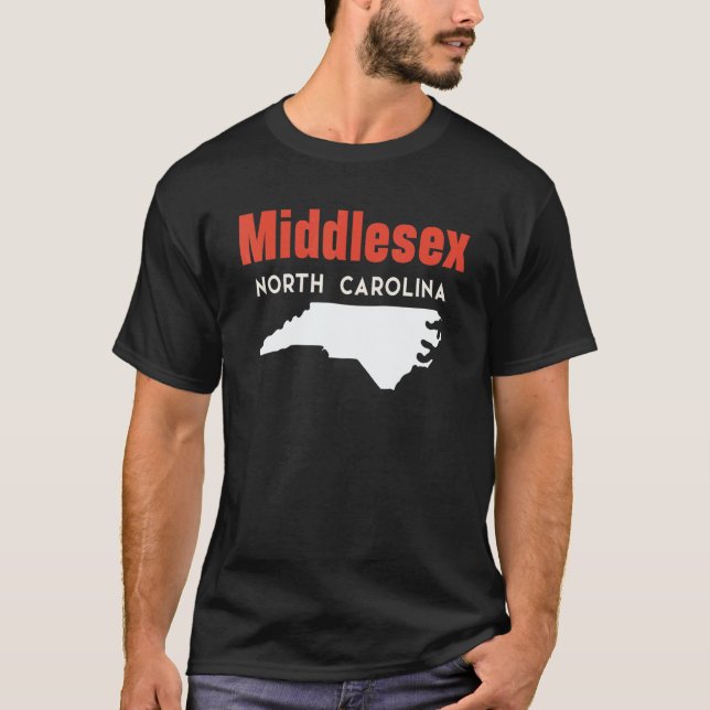 Camiseta Middlesex and Cove Creek North Carolina USA State  (Frente)