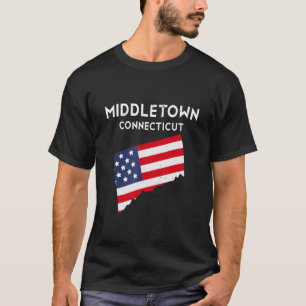 Camiseta Middletown Connecticut EUA Estado América Viagem C