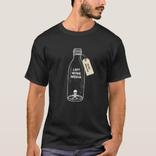 Camiseta Mídia de esquerda não engole política