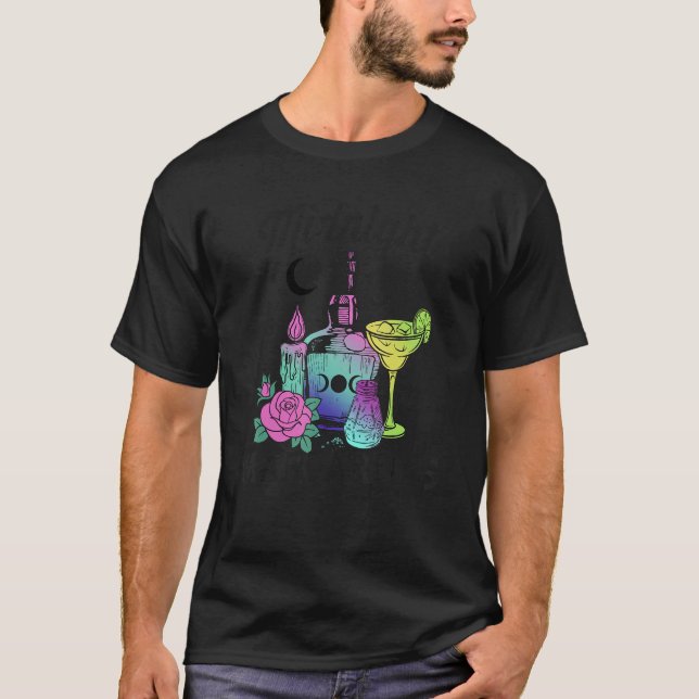 Camiseta Mídia Margaritas Magic Brew Spellcaster Witch (Frente)