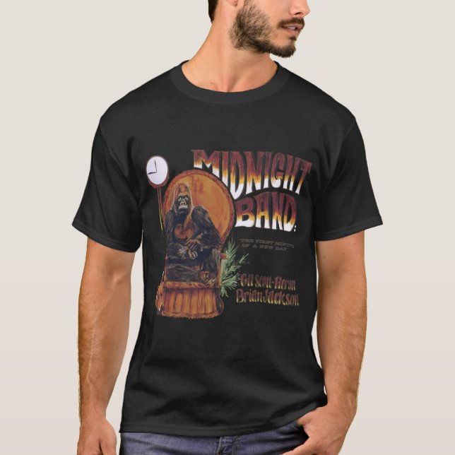 Camiseta Midnight Band vintage (Frente)