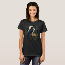 Camiseta Midnight Botanical Raven