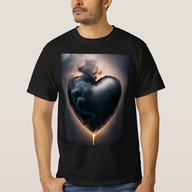 Camiseta Midnight Heart Mens | (Frente)