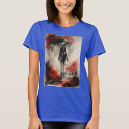 Camiseta "Midnight Inferno: Aquarelle Devilish"