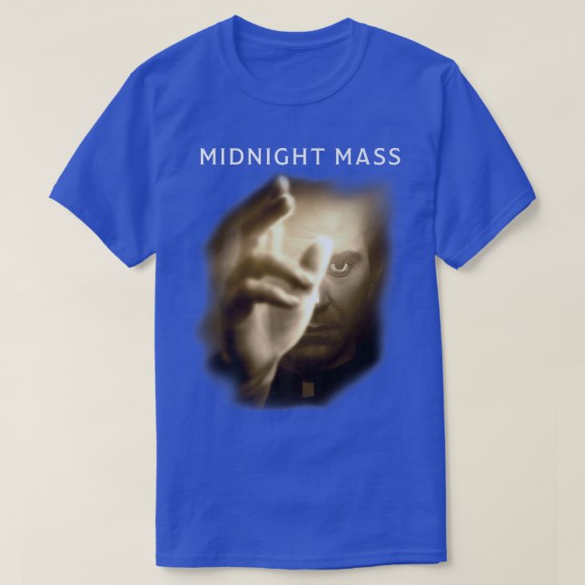 Camiseta Midnight Mass Father Big Face104 (Frente do Design)