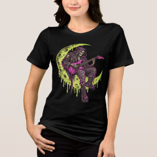 Camiseta MIDNIGHT SHRED - Lavagem Ácida Psicodélica