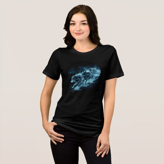 Camiseta Midnight Star Wolves Running Print (Frente Completa)