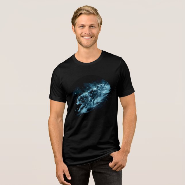 Camiseta Midnight Star Wolves Running Print (Frente Completa)