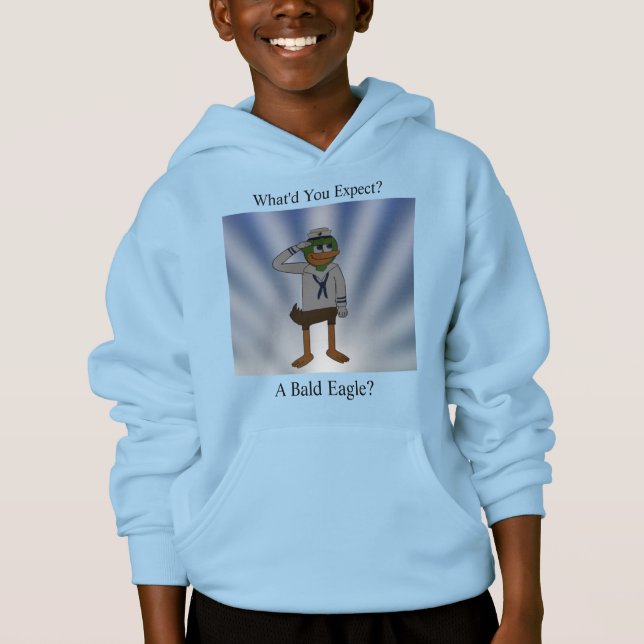 Camiseta Midshipman Mallary - Capuz de Criança  (Frente)