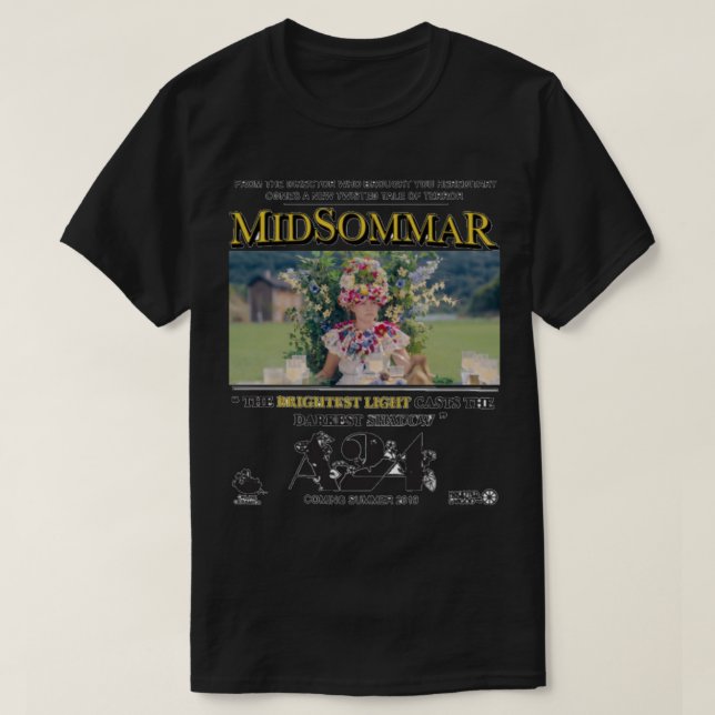 CAMISETA MIDSOMMAR A24 (Frente do Design)