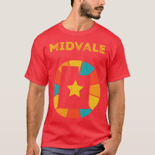 Camiseta Midvale Utah Vintage angustiou Souvenir 1
