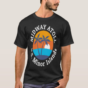 Camiseta Midway Atoll Beach U S S Minor Islands Summer Vaca