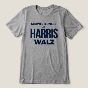 Camiseta Midwesterners para Harris Walz