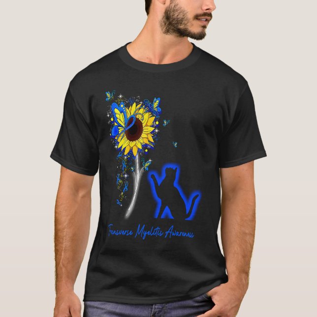 Camiseta Mielite Transversa Conscientização SunflowerButter (Frente)