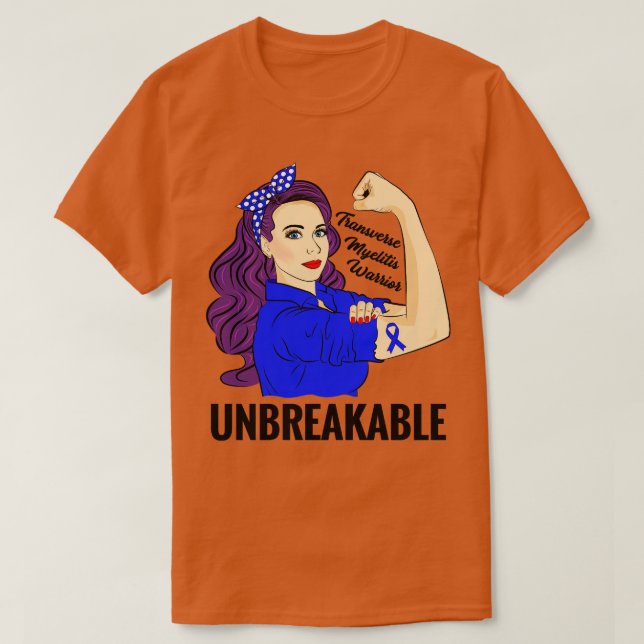 Camiseta Mielite Transversal Sensibilização Perturbação da  (Frente do Design)