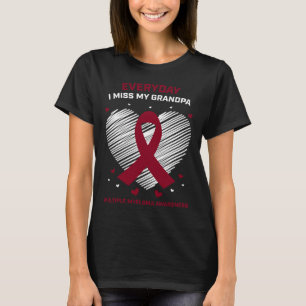 Camiseta Mieloma Múltiplo do Avô Avô Câncer de Sangue