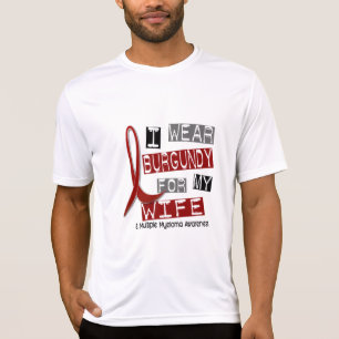 Camiseta MIELOMA MÚLTIPLO eu visto Borgonha para minha