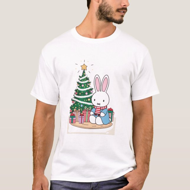 Camiseta Miffy na Manhã de Natal (Frente)
